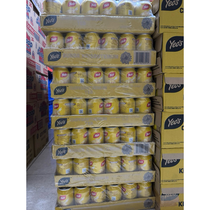 

Yeo’s Chrysanthemum Tea Yeos Minuman Teh Krisantemum Minuman Kaleng 300ml ( satu krat isi 24 kaleng )