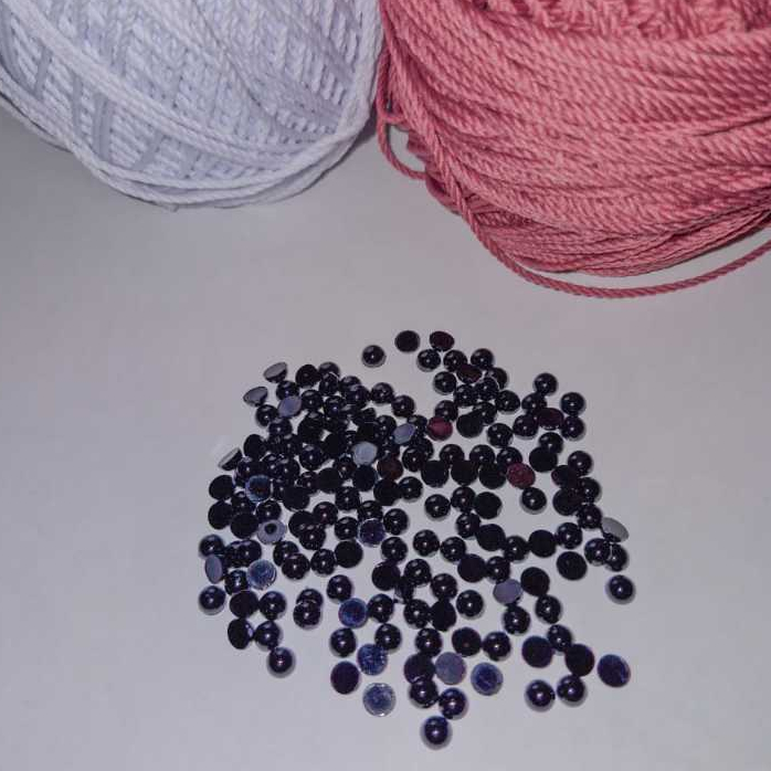 Mata boneka tempel amigurumi(4,5,6,8)mm per 100 biji| mata boneka rajut