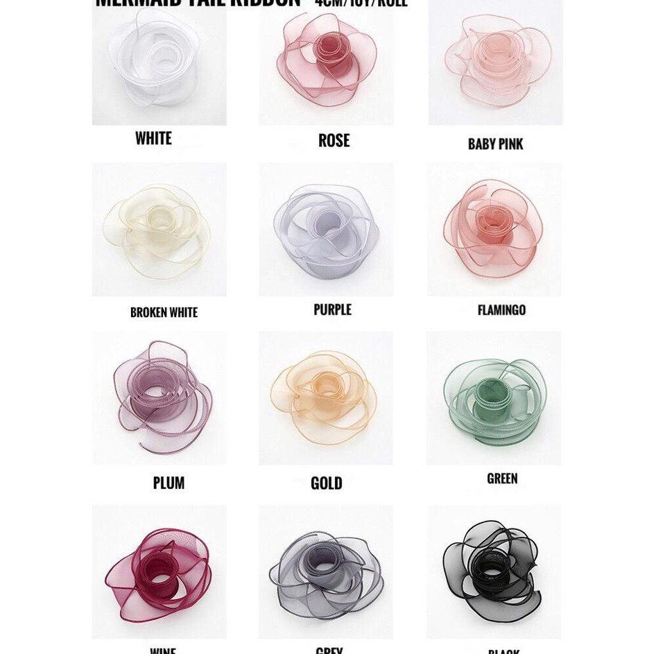 

READY STCOK Mermaid tail riboonpita kado tile cantik import