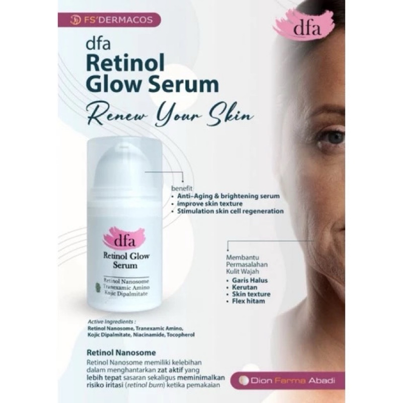 dfa retinol glow serum 15ml