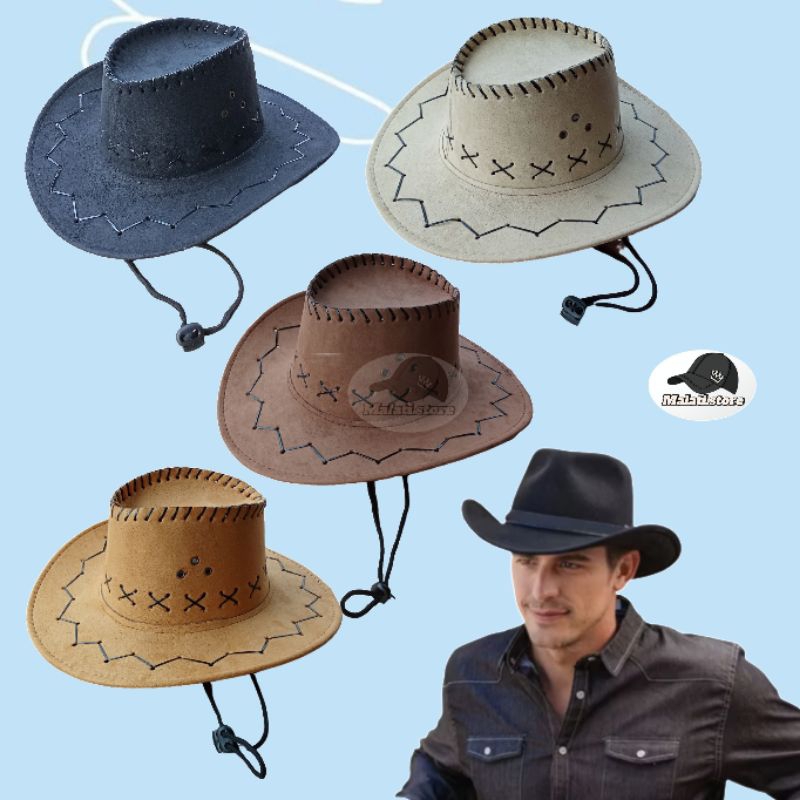 Topi cowboy besar/ topi Koboy import
