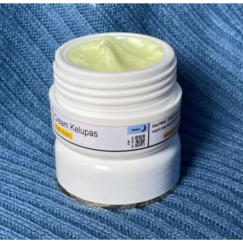Cream Kelupas Malam Flek Tebal Melasma / Cream Kelupas Flek Jerawat Membandel / Night Cream Kelupas