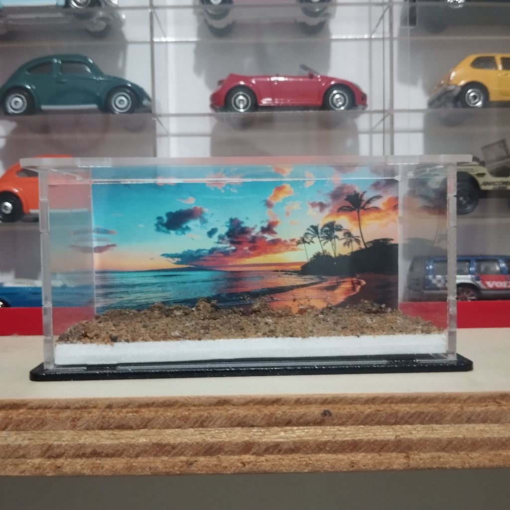 diorama diecast tema pantai