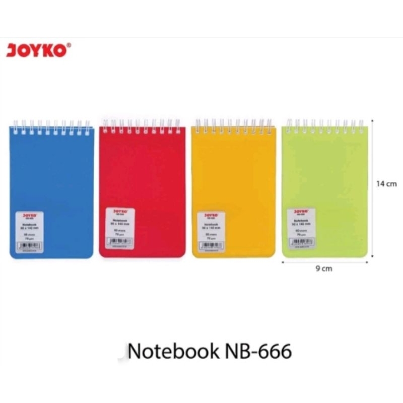 

Notebook spiral joyko nb666