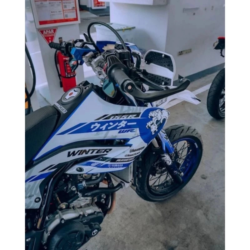 sticker decal Yamaha WR 155 bisa request nama no free | setiker decal yamaha wr full