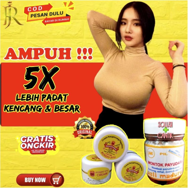 Pembesar payudara/Pengencang payudara Hormon estrogen (pengaktif hormon kewanitaan) MONTOK PAYUDARA