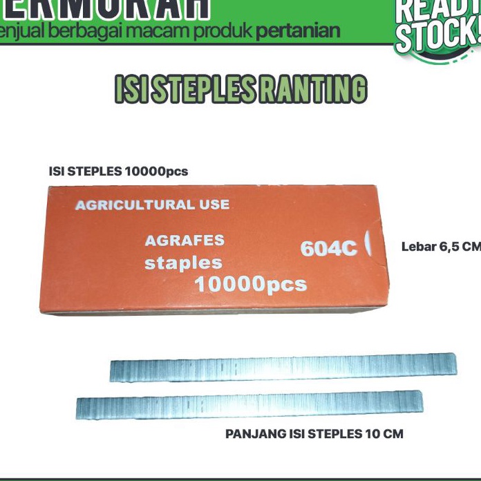 

NEW PRODUCT ISI STAPLES RANTING TAPETOOL REFILL STAPLES