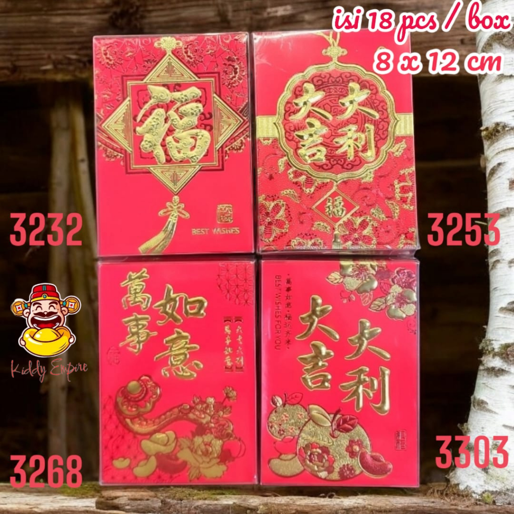 

Angpao Premium 18 Lembar + Kotak Mika Elegan - Ukuran 10x12 cm / Angpao Imlek Premium Isi 18 - Kotak Mika Eksklusif 10x12 cm / Angpao Wedding/Imlek Mewah - 18 Lembar dalam Kotak Mika (10x12 cm) / Angpao Premium Imlek/Kado - 18 Pcs + Kotak Mika