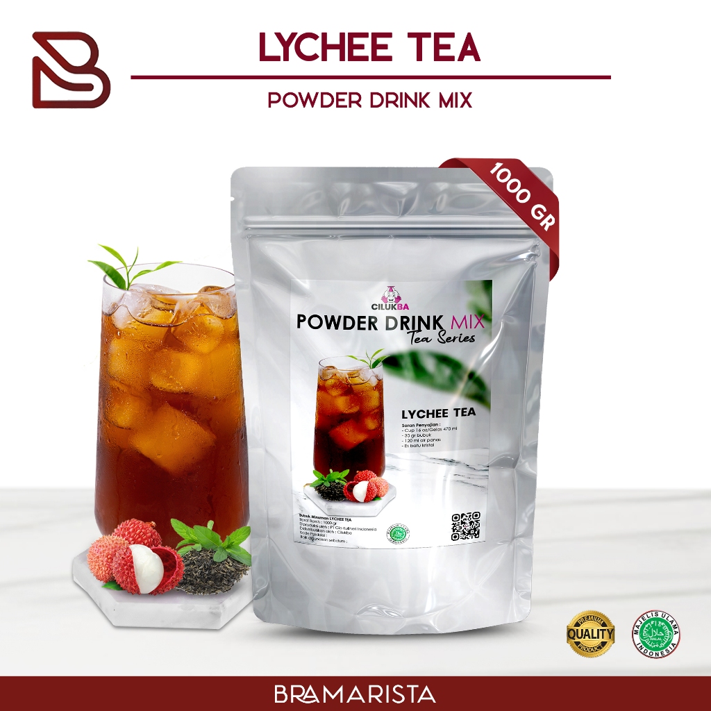 

Bubuk Minuman Instan Rasa Lychee Tea 1kg / Powder Drink Mix