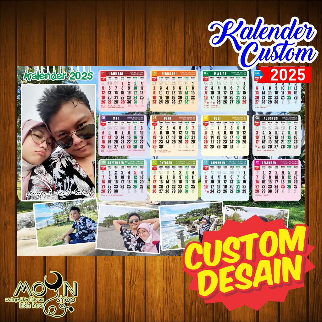 

Kalender 2025 Custom Desain Landscape