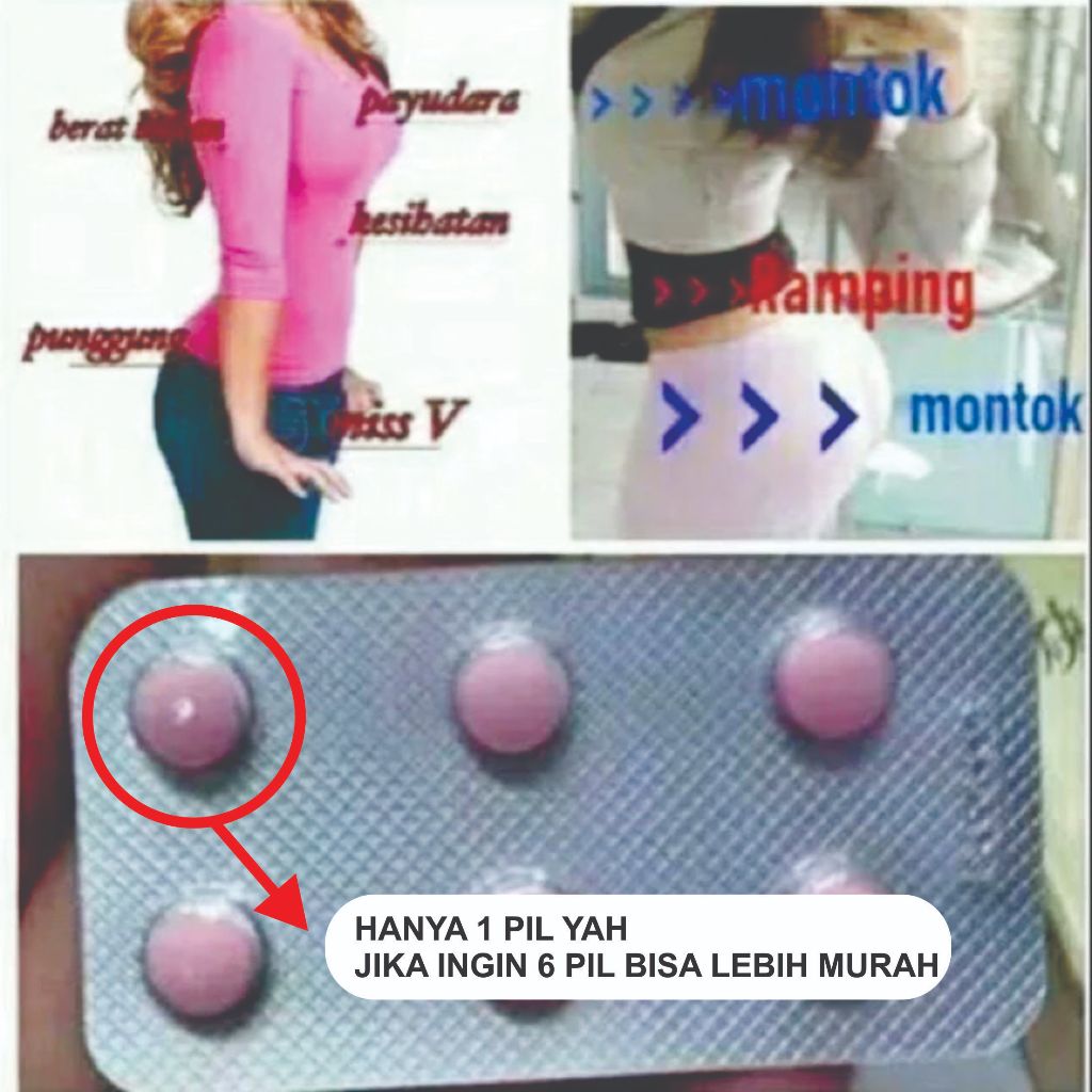 Pil Hormon Montok Payudara Bokong Pil Hormon Made in Cina | pil hormon china share / ecer perpil