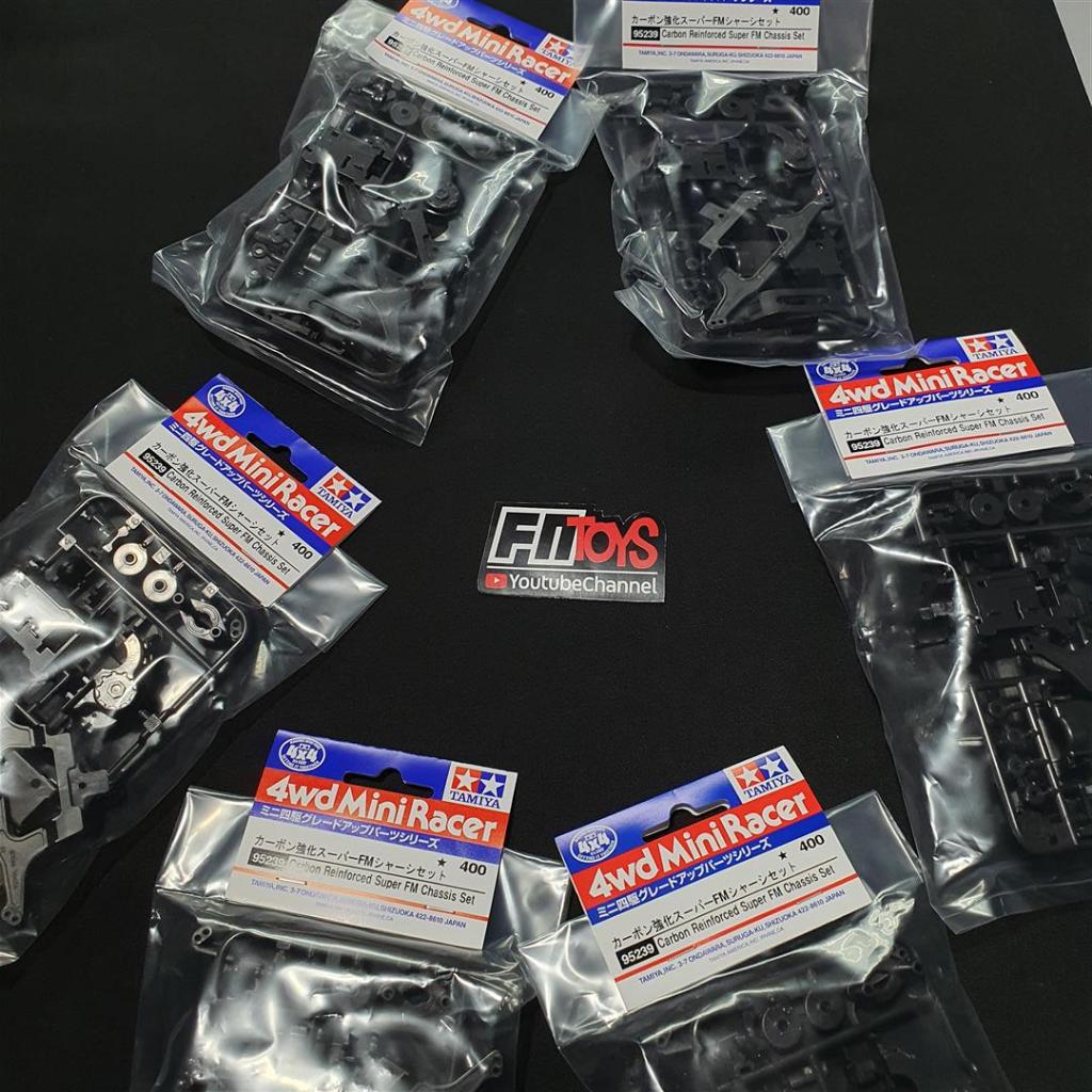95239 Carbon Reinforced Super FM Chassis Set Chassis SFM Carbon Ori Original Tamiya by FNToys