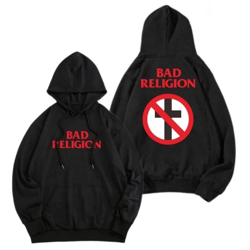 JAKET HOODIE BAD RELIGION // jaket punk // jaket Rock // Hoodie Punkrock