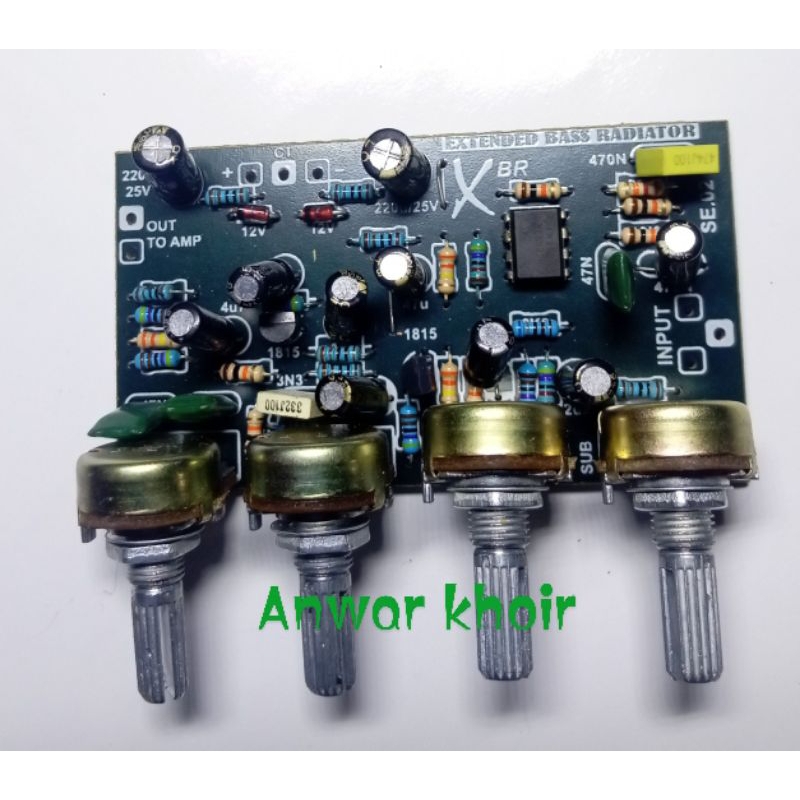 KIT TONE CONTROL MONO XBR/ KIT TONE CONTROL MONO + SUBWOOFER