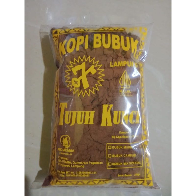 

Kopi Lampung 7 Kunci