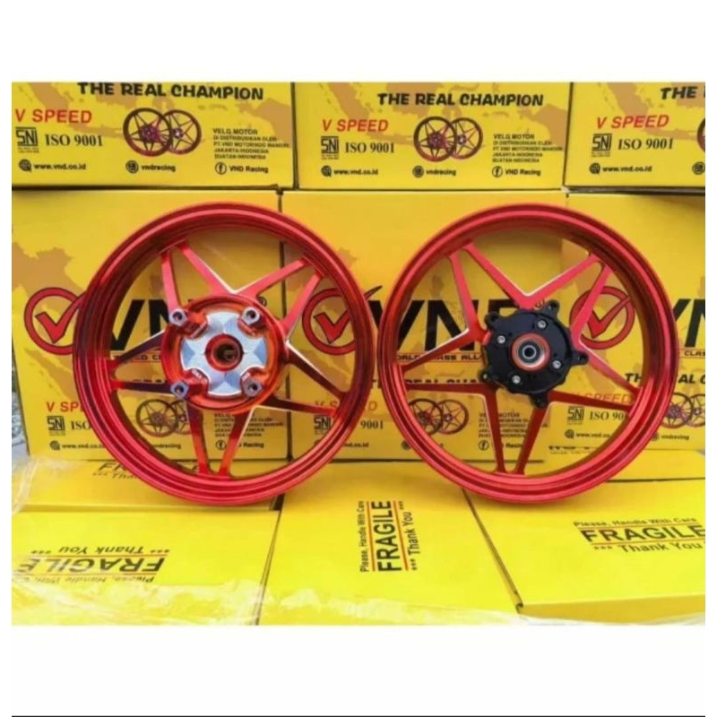 VELG RACING VND V SPEED V1 PCX 160 CBS/PCX 160 ABS UKURAN 185/215-14