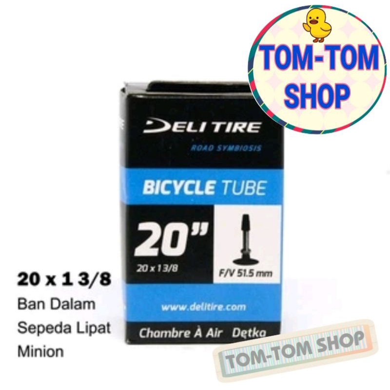 Ban dalam sepeda 20 plus/  20 x 1.3/8 pentil panjang