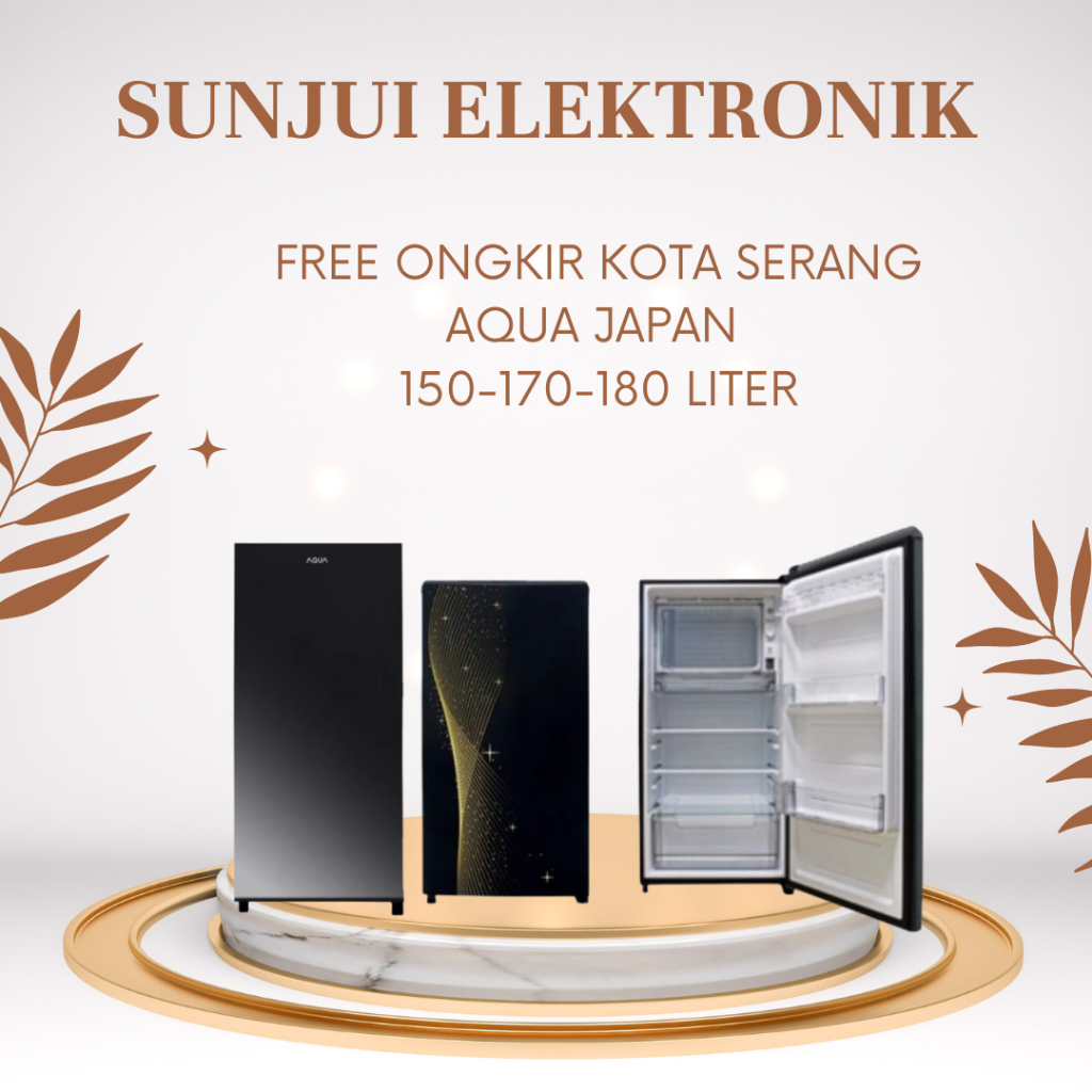 KULKAS 1 PINTU AQUA JAPAN