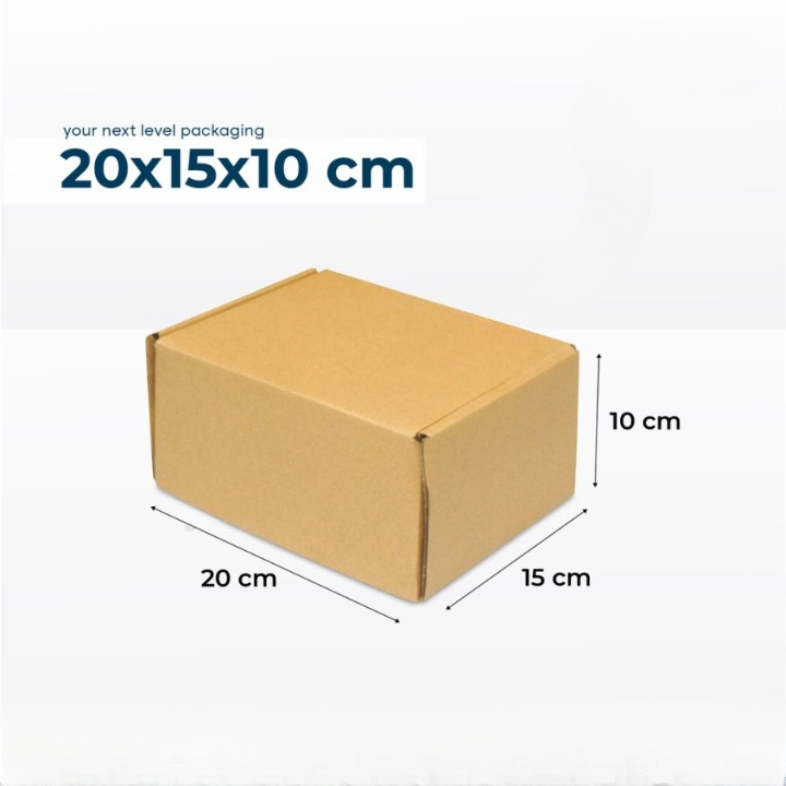 

10 Pcs Box Kemasan Snack 20x15x10 Cm Kotak Packing Aksesories Dus Hampers Ulang Tahun Packaging