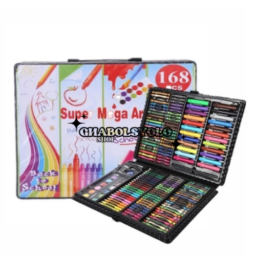 

Crayon Set 168 Pcs Krayon Kerayon Pensil Warna 168 Pcs Warna Warni Perlengkapan Mewarnai Anak Kecil warnai Gambar Lukisan