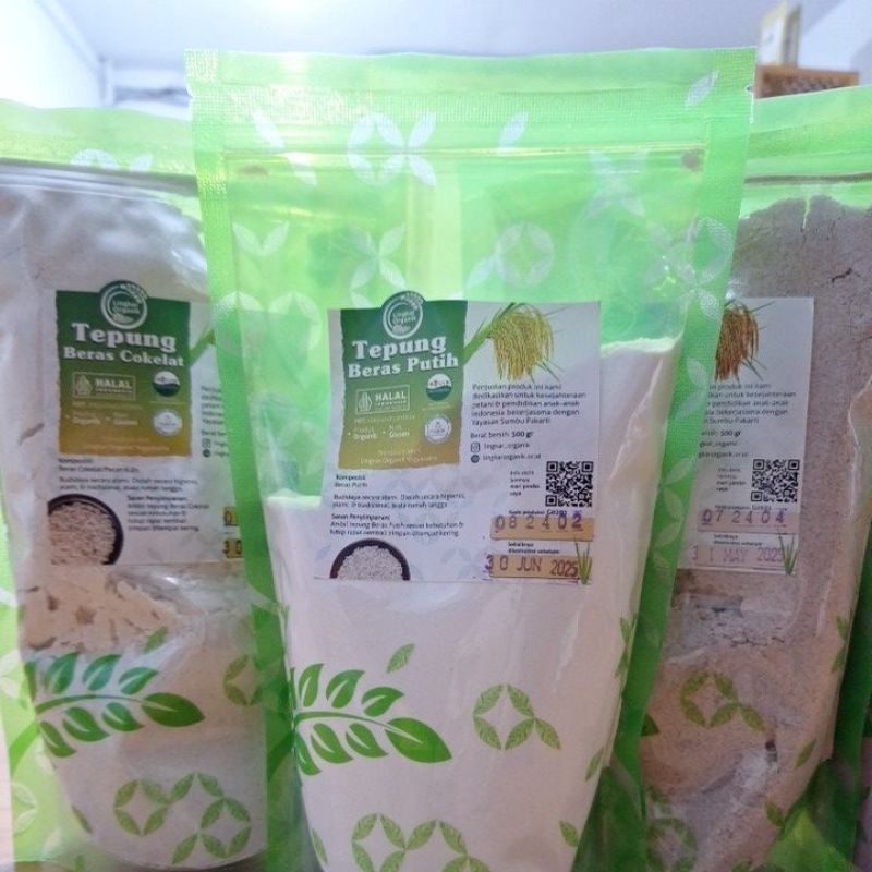 

Lingkar Organik - Tepung Beras Putih 500gr