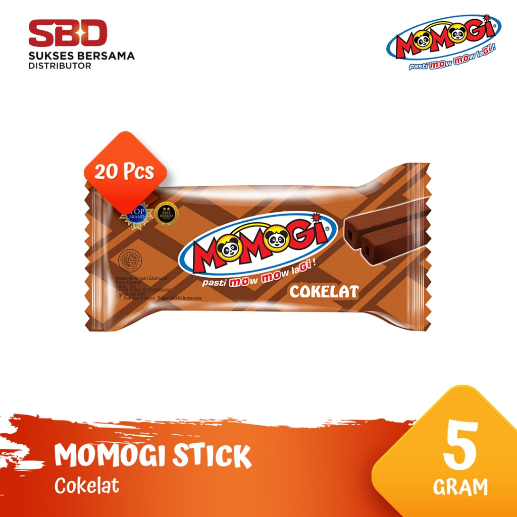 

Momogi Stick 5gr - Cokelat [1 Box @ 20 Pcs]