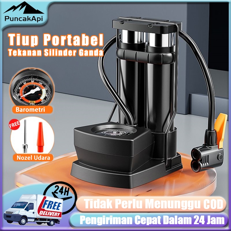 Pompa Angin Mini / Pompa Angin Kaki / Foot 160 PSI Pump / Pompa Ban Mini Foot Pump Portable High Pre