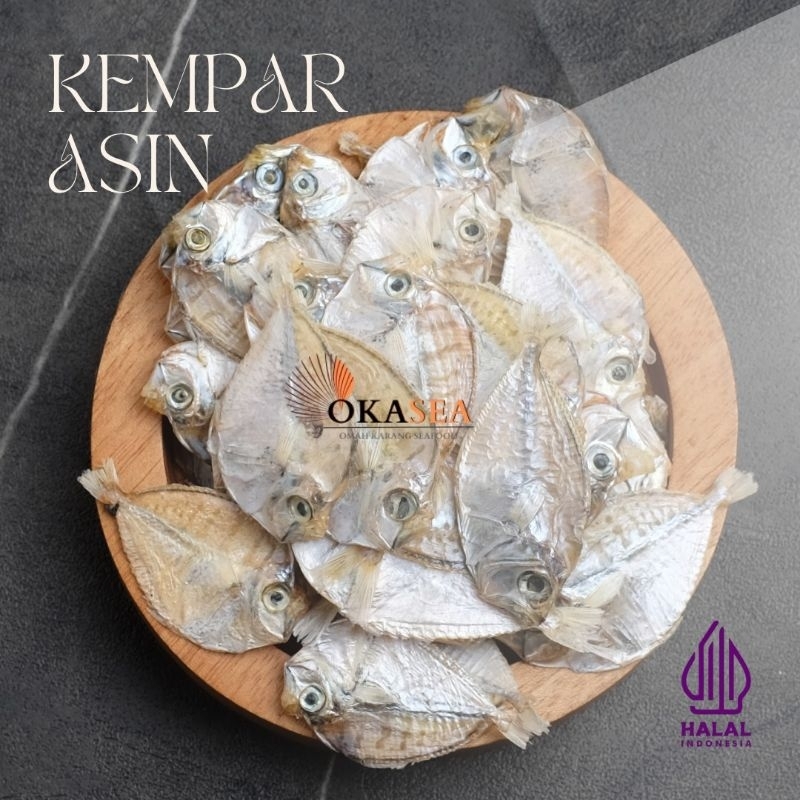 

Okasea - Ikan Asin Kempar Gurih - Bebas pengawet buatan