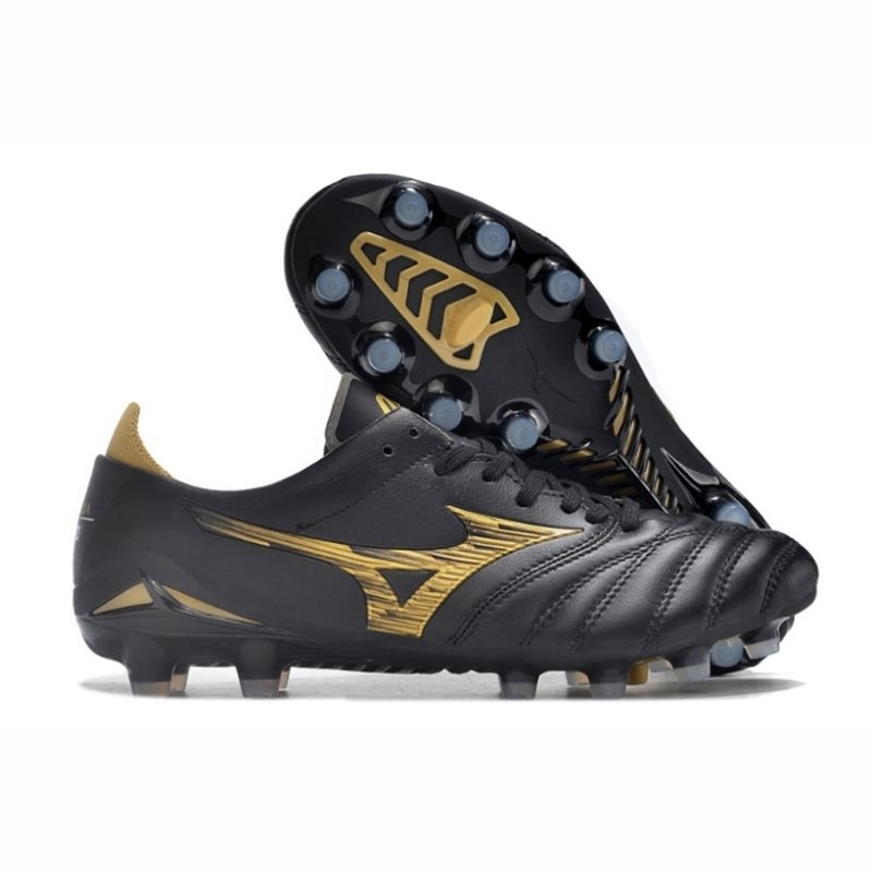 Sepatu Bola Mizuno Morelia Neo 4 Black Gold FG