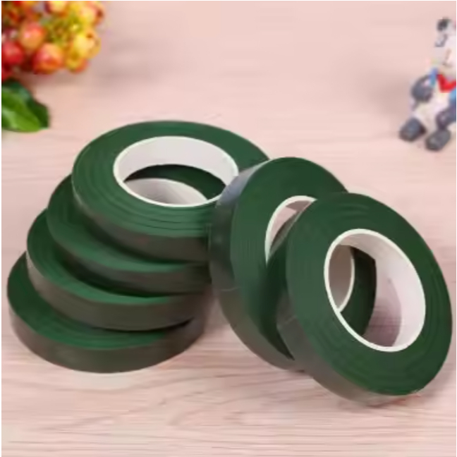 

Floral Tape - Flower Tape 1/2 inch - Solasi Bunga - Selotip Bunga Daun Florist Buket 10 20 Yard 12mm