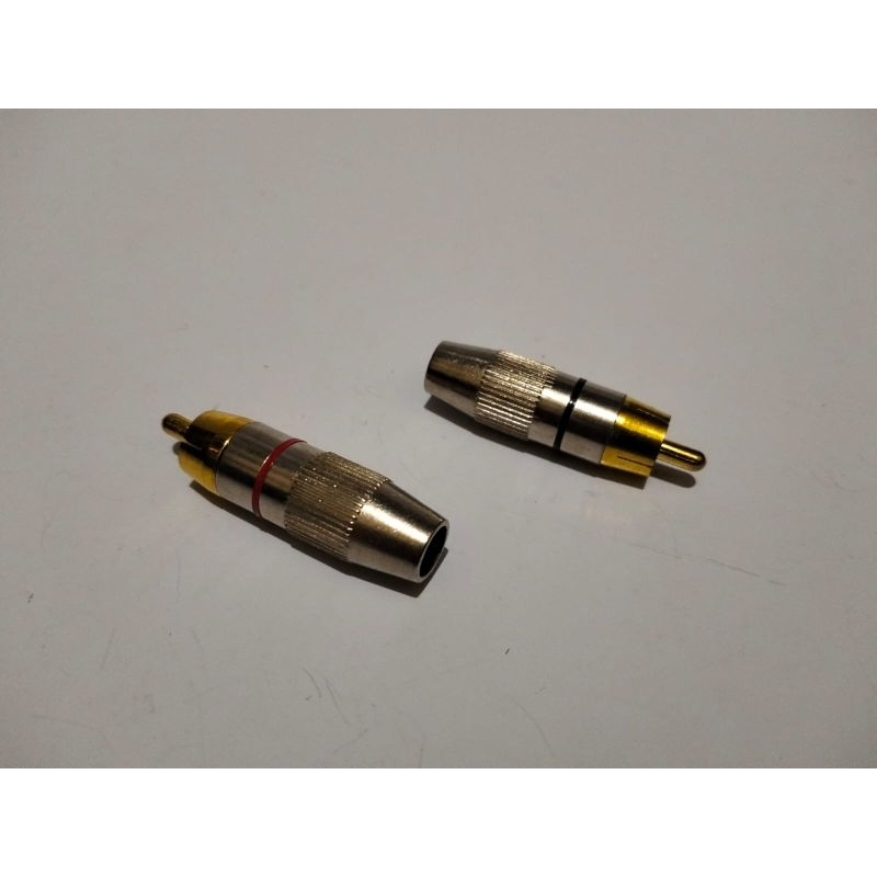 Jek /jack rca audio bagus merah dan hitam
