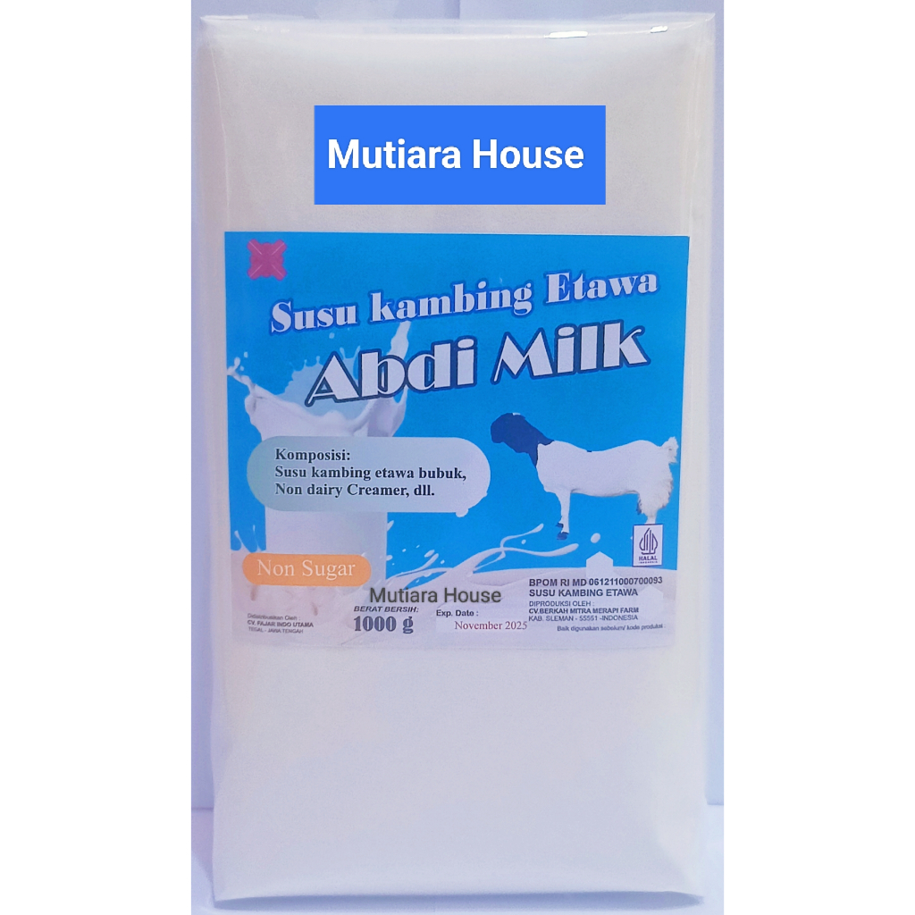 

Susu Kambing Etawa Abdi Milk Grade 2 Isi 1kg