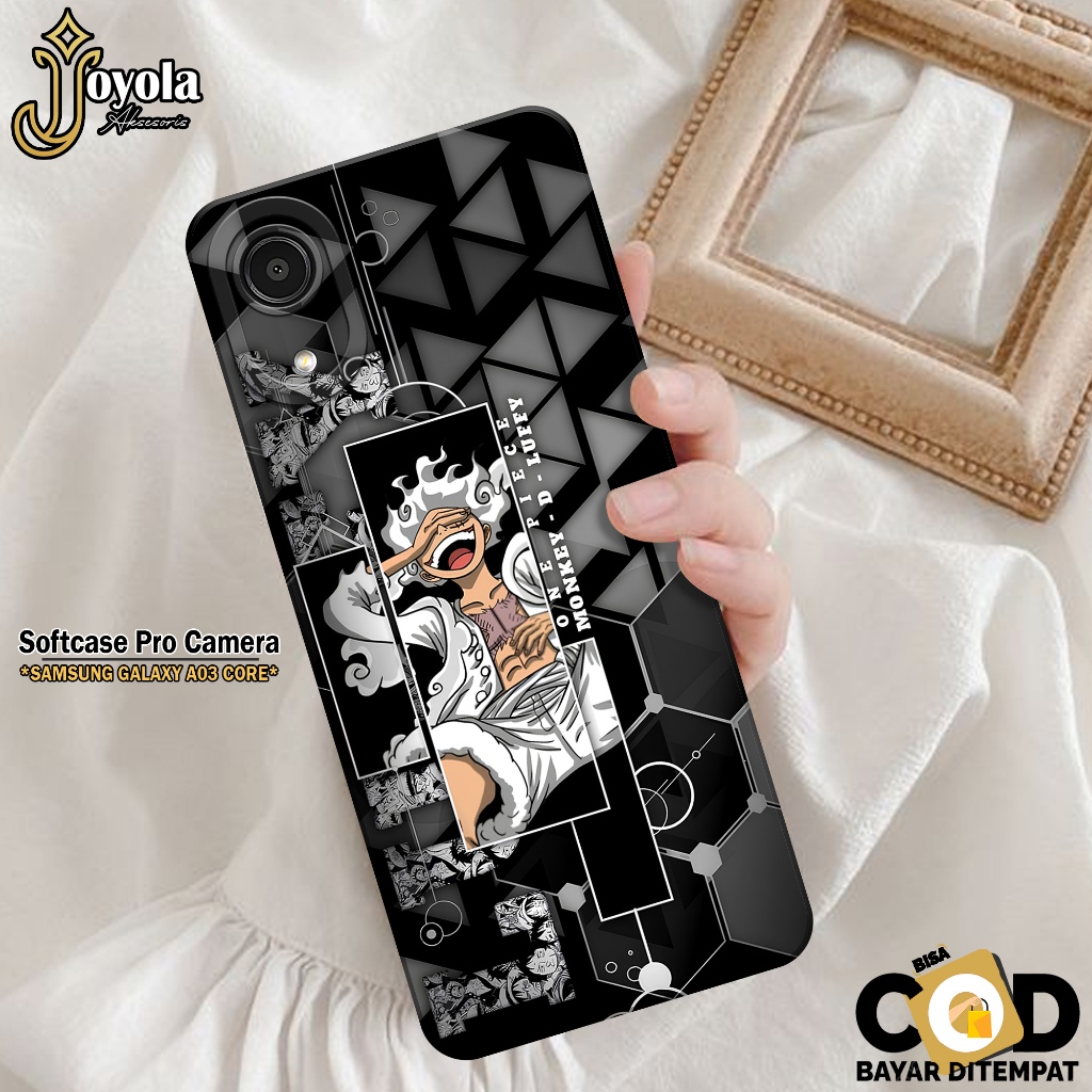 JOYOLA Case Hp Samsung Galaxy A03 Core - Pro Camera - Fashion Case Anime - Softcase Samsung Galaxy A