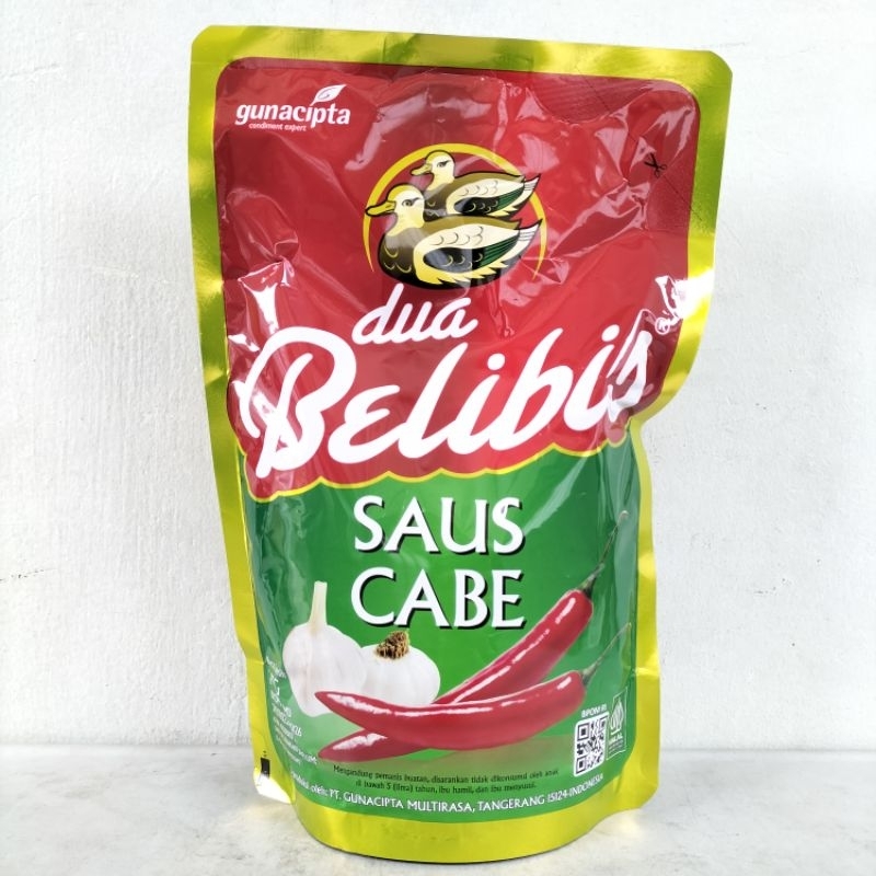 

Saus Cabe Saus Dua Belibis Refill Premium 1kg