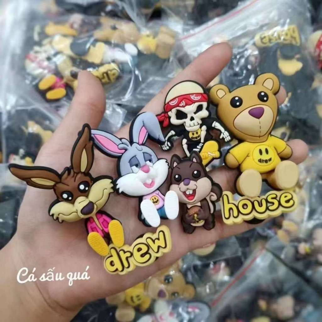 Crocs JIbbitz Justin Bieber Drew House 1 Set