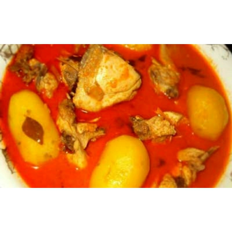 

ayam kentang gulai merah 1paket porsi ready