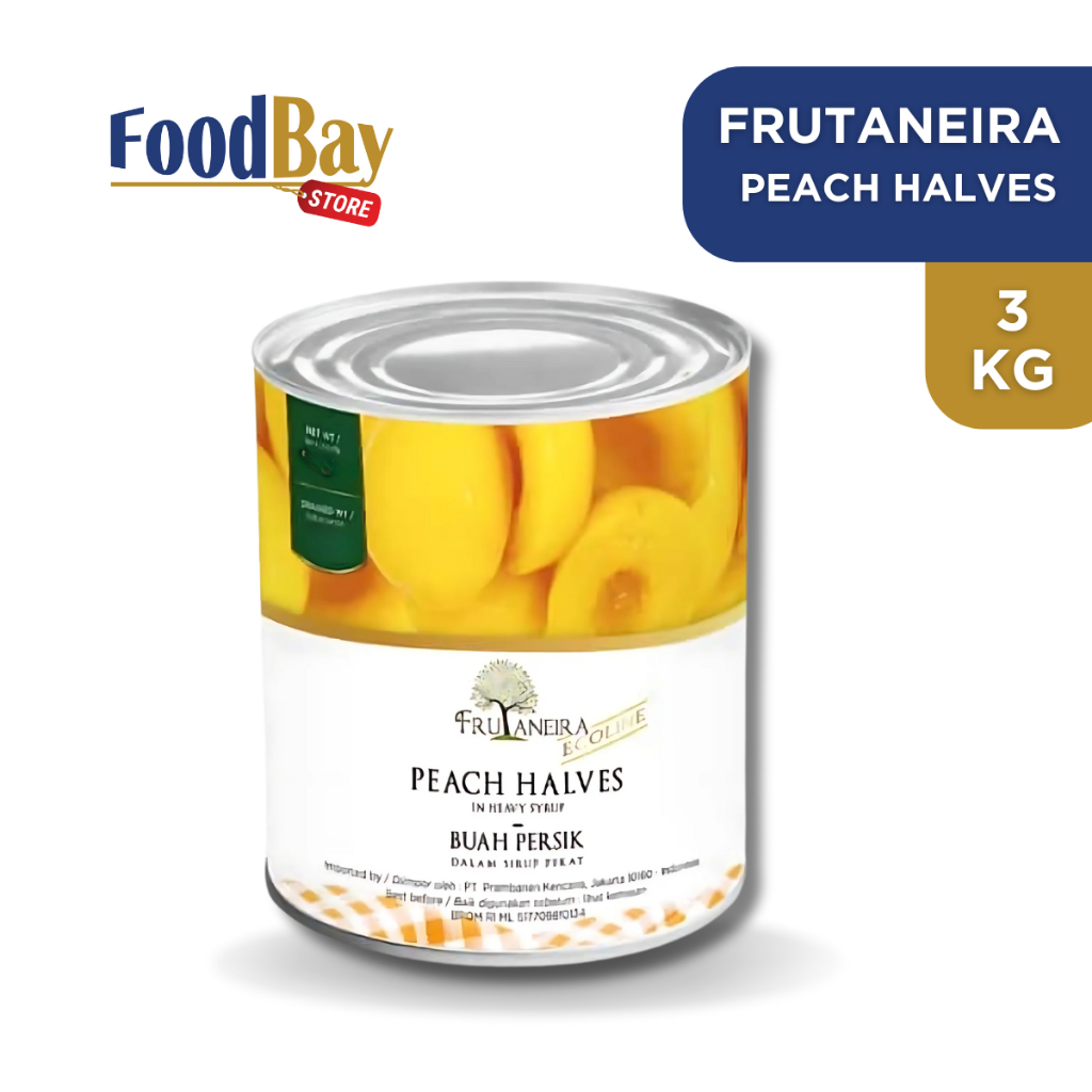 

FRUTANEIRA-ECOLINE Peach Halves in Syrup 3 Kg