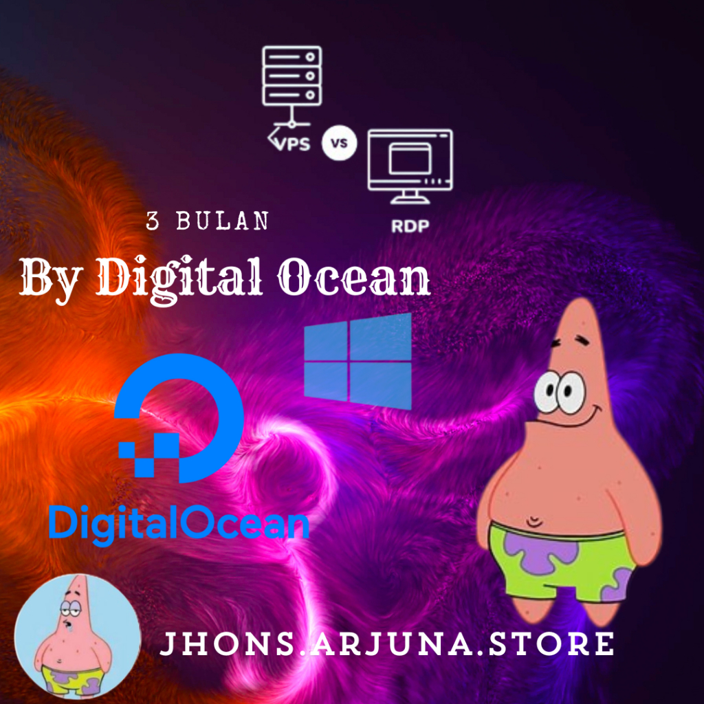 RDP Masa Aktif 3 Bulan By DigitalOcean