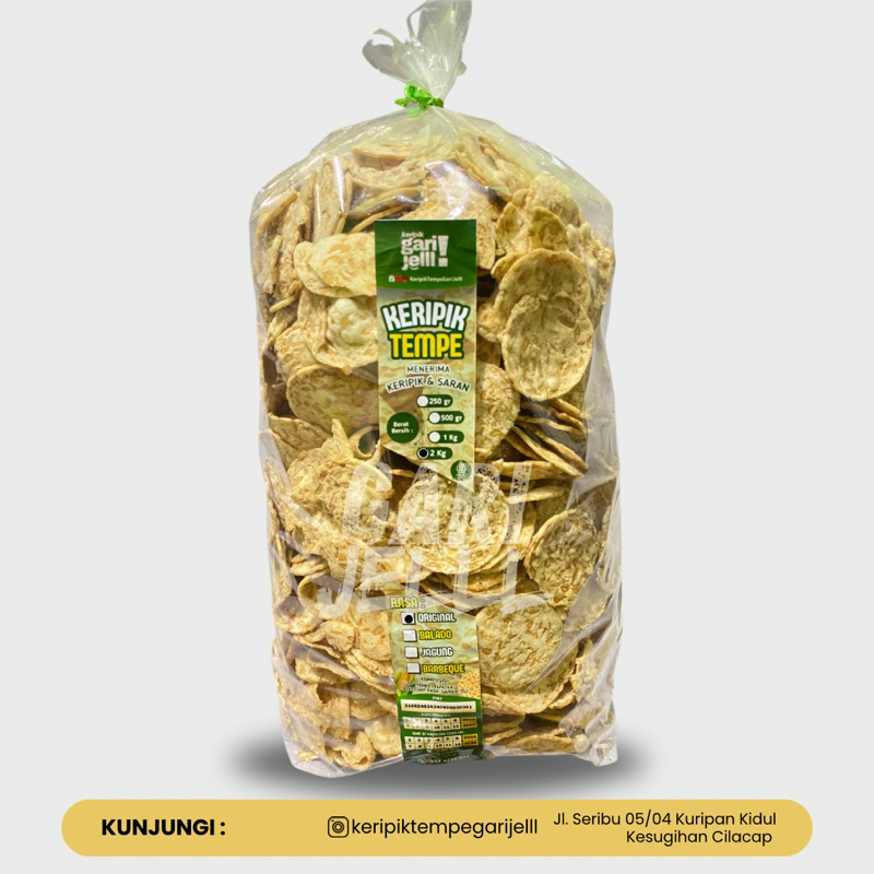 

Gari Jell Keripik Tempe 2Kg