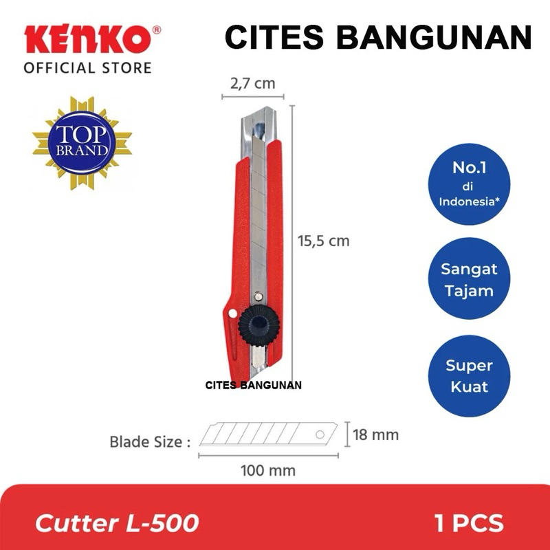 

Cutter Kenko L 500 / Cutter Besar Original