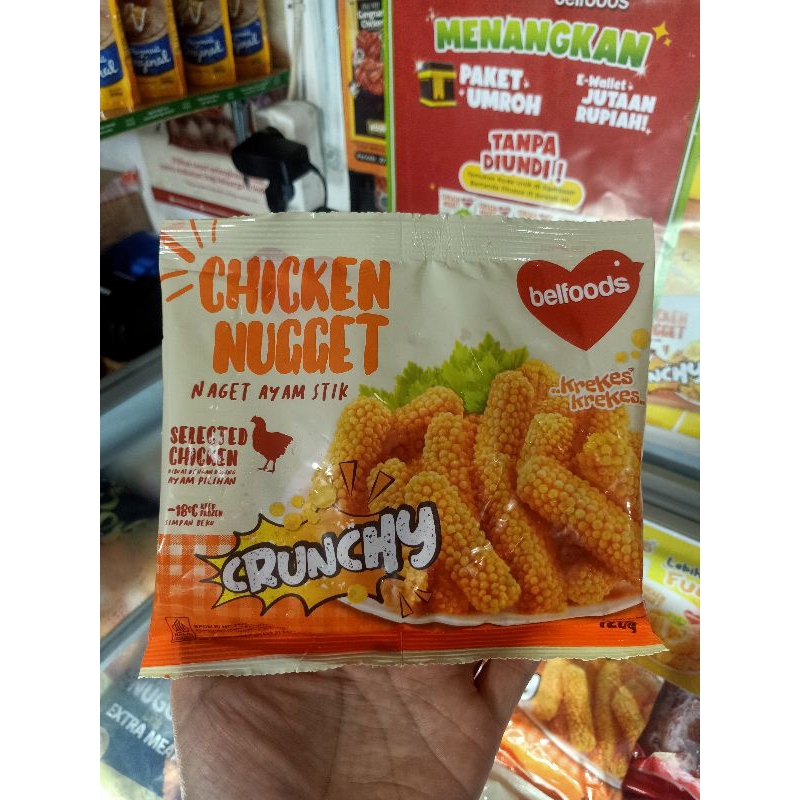 

BELFOODS NAGET AYAM STIK CRUNCHY 120GR