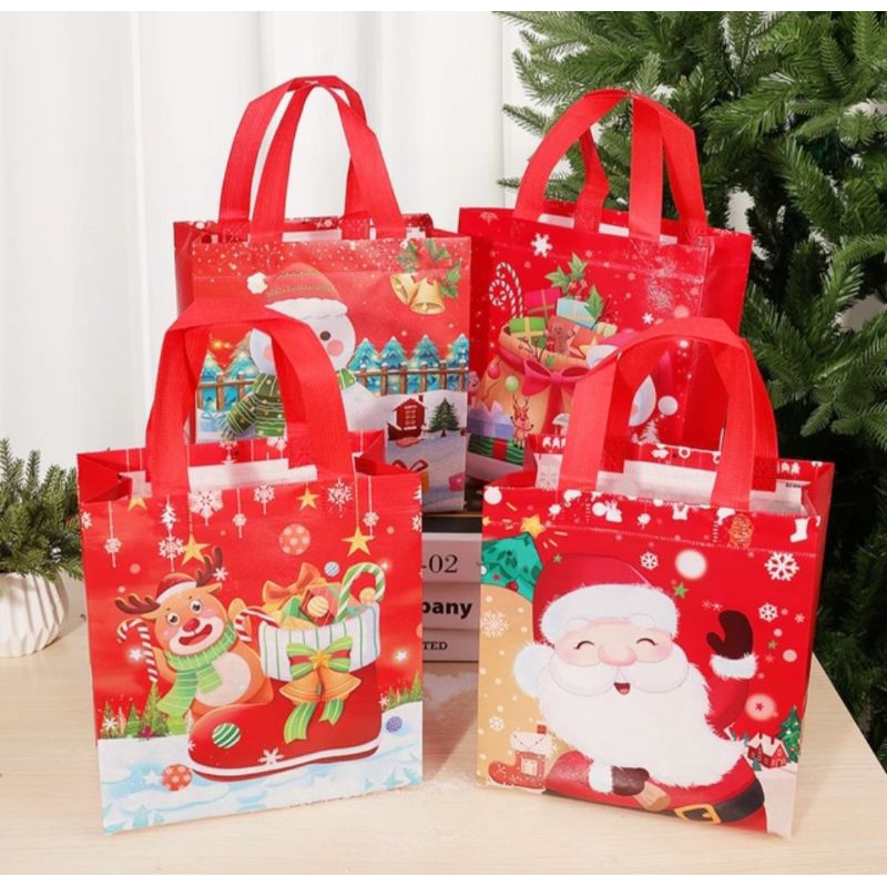 

Tas goodie bag natal / paperbag natal / tas hampers natal