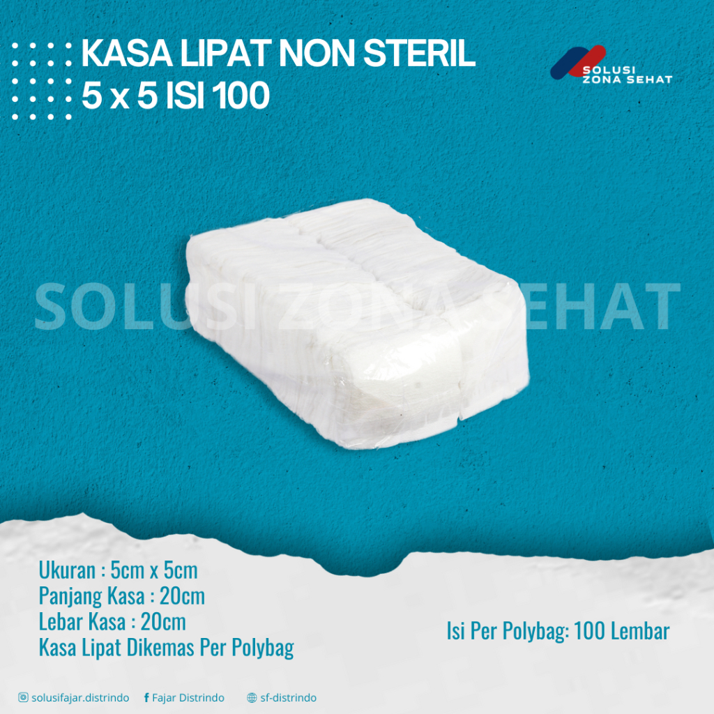 Kasa Lipat Non Steril 5 x 5 Isi 100