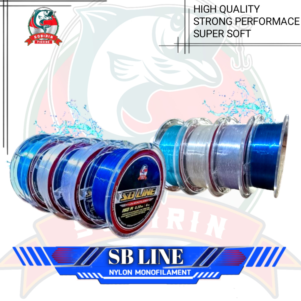 Sb line monofilament senar pancing sobirin fishing