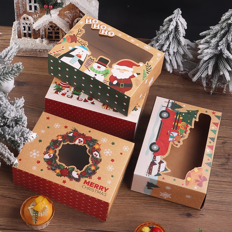 

(1PCS) Kotak natal kotak cookies natal xmas box gift box natal box christmas