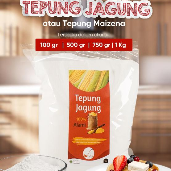 

Tepung Maizena 500gr / 100% Sari Pati Jagung Murni / Asli Tepung Jagung Halal - Dapur Supplies