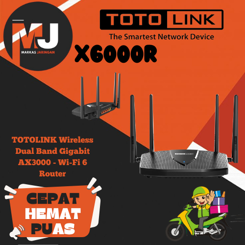Totolink (AX3000) X6000R Wireless Dual Band Gigabit Router