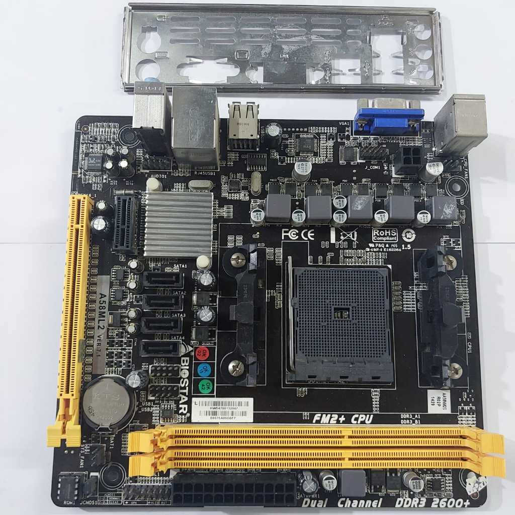 Mainboard AMD BIOSTAR 58ML2 Socket FM2+ murah