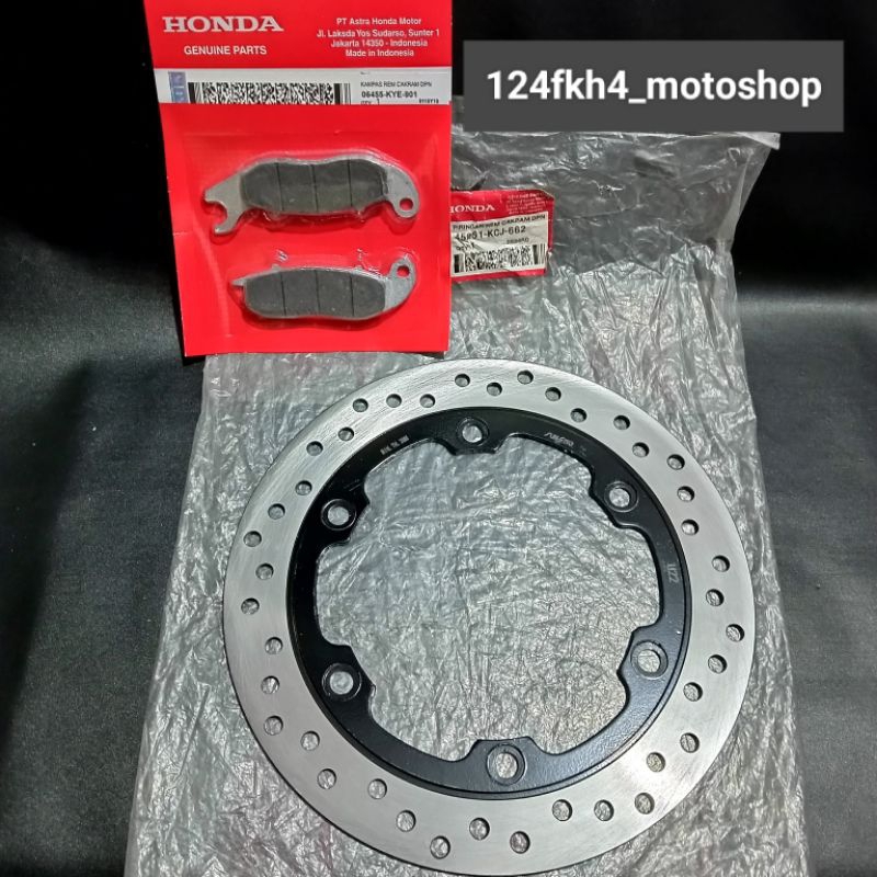 piringan cakram depan set dispad Tiger New Revo Megapro CBR 150 KCJ