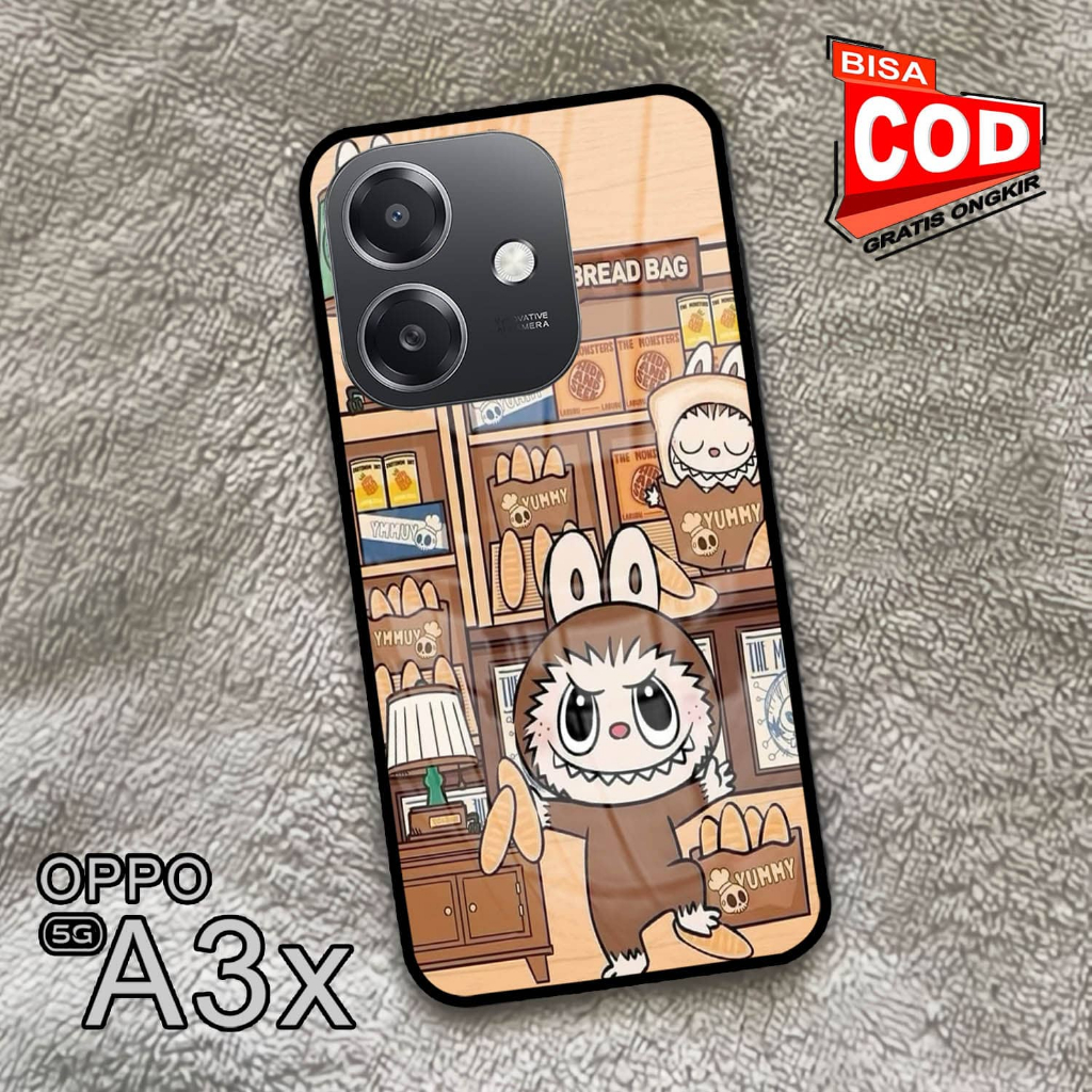 Softcase Glass Kaca | Case Kaca | Casing Kaca | OPPO A3X [S112]